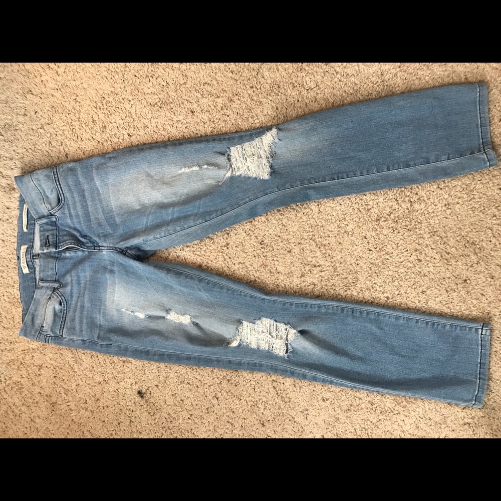 Barely worn Guess pencil skinny mid rise jeans